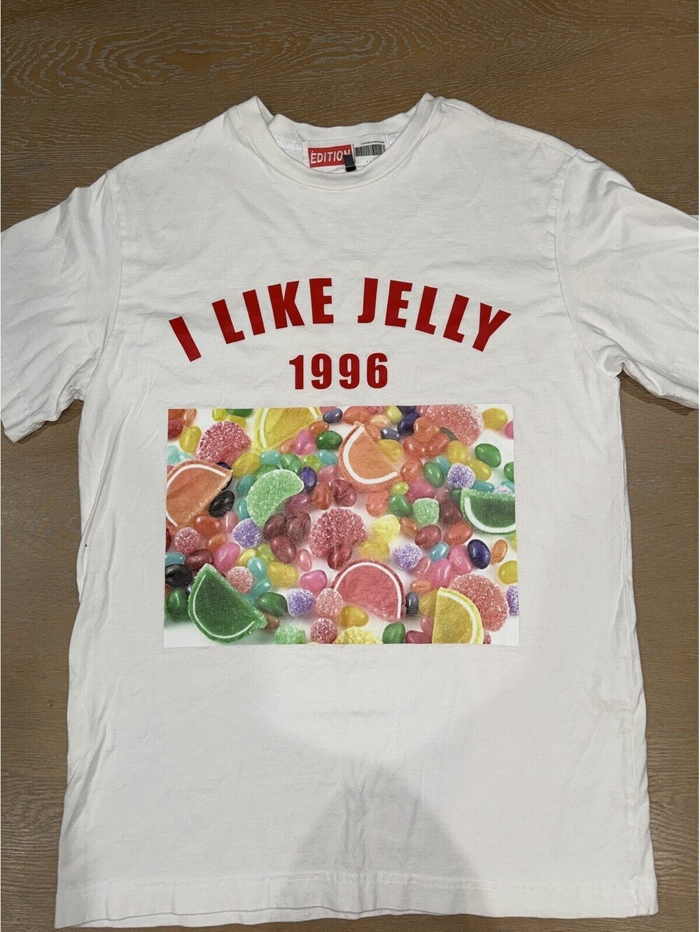 LAP (Lost Among People) x Kang Daniel I Like Jelly Tee SIZE SMALL White